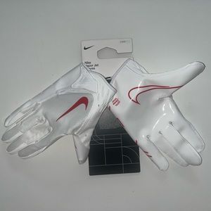 Nike Vapor Jet Footballs Gloves (LARGE)